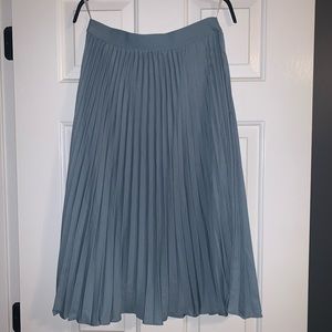 Dusty Blue Maxi Skirt